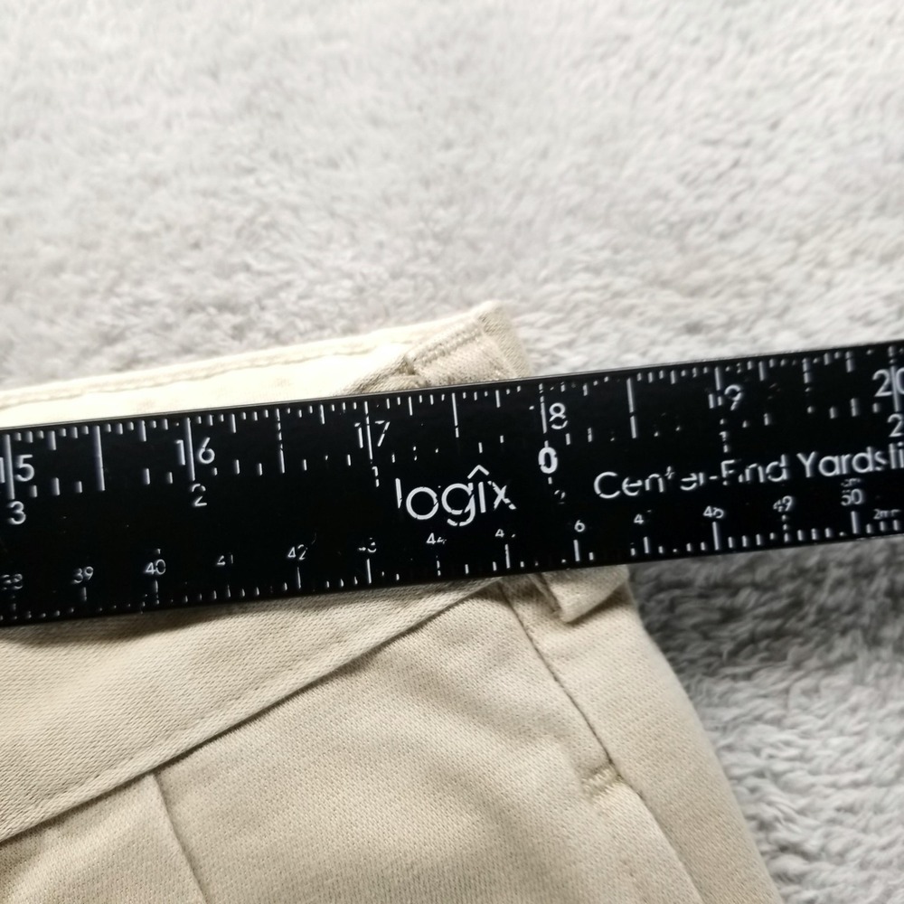Polo Ralph Lauren Pants Mens 38x34 Beige Chino Pleated Cuffed Straight - Picture 5 of 9